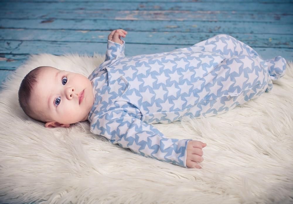 Kojenecký kabátek Koala Magnetky modrý s hvězdičkami&nbsp;-&nbsp;62 (3-6m) - obrázek 2