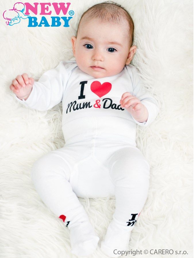 Body s potiskem New Baby I Love Mum and Dad&nbsp;-&nbsp;74 (6-9m) - obrázek 2