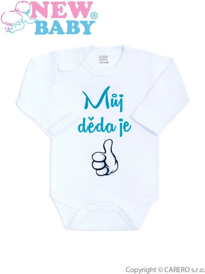 Body s potiskem New Baby Můj děda je jednička - 86 (12-18m)