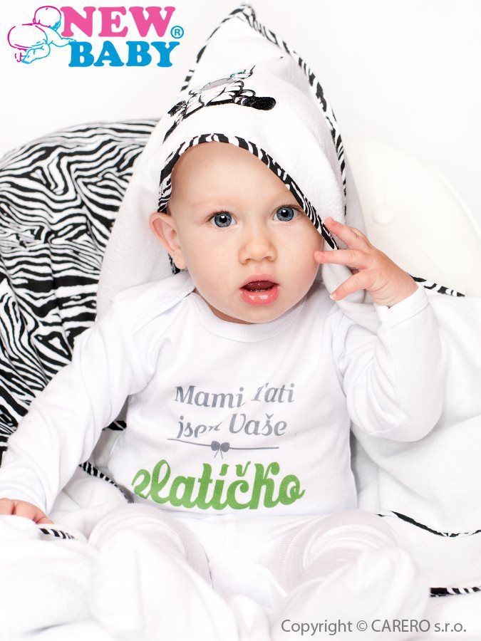 Body s potiskem New Baby Mami, Tati jsem Vaše zlatíčko&nbsp;-&nbsp;68 (4-6m) - obrázek 2