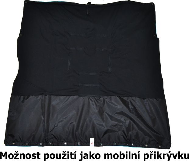 Jarní fusak do kočárku Dětský svět Benjamín zelenožlutý se Slonem - obrázek 4