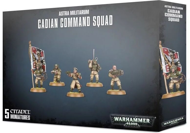 Games Workshop Astra Militarum: Cadian Command Squad - obrázek 1