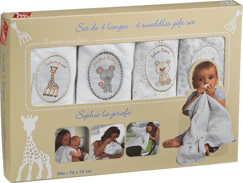 Vulli Set 4 plenek žirafa Sophie - obrázek 1