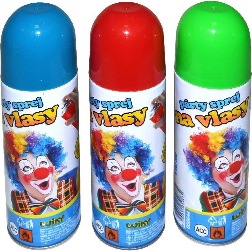 Wiky Wiky Barevný sprej na paruky 140ml - obrázek 2