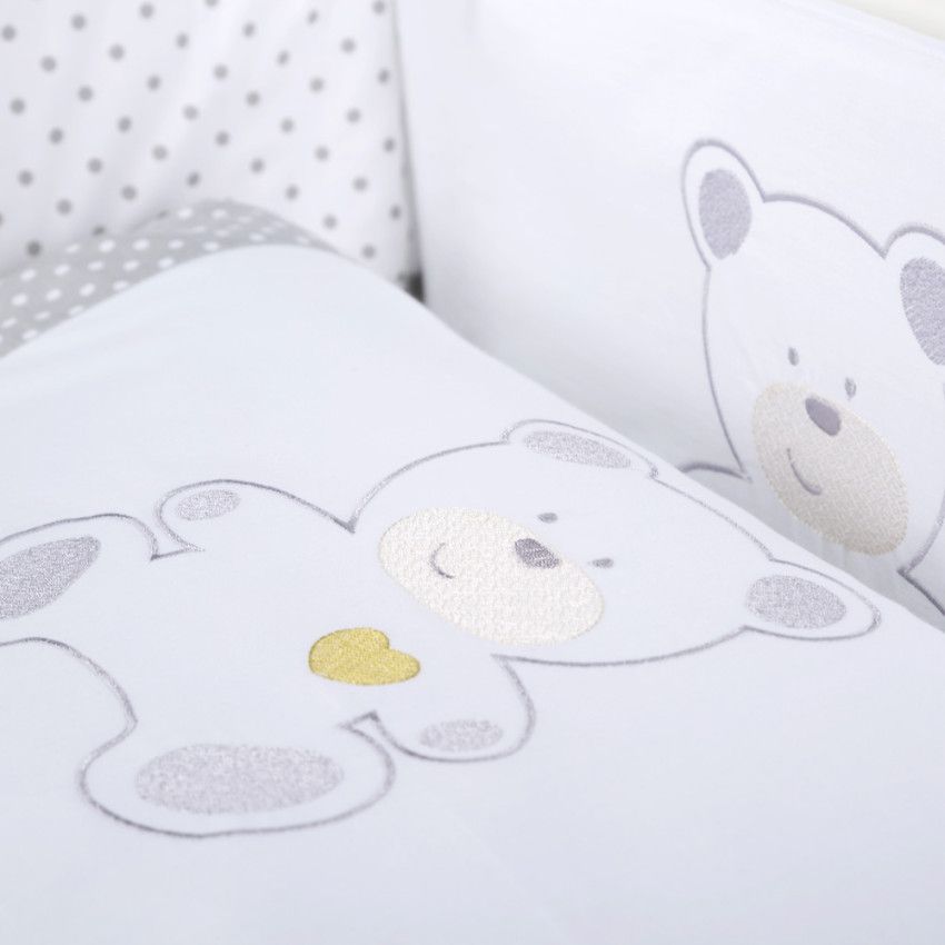 Povlečení do postýlky Klupś Sweet Bear H165 5-Dílná - obrázek 2