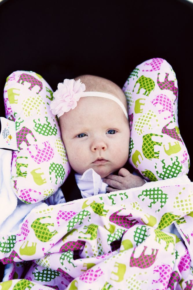 Polštářek Baby Elephant Ears Pink Dots 2018 - obrázek 2