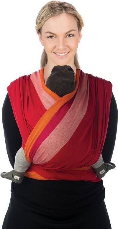 Šátek na nošení dětí Babylonia BB Slen Organic Trend Papaya 420 cm - obrázek 1