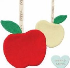 Klip na dudlík Babylonia Comfort Buddies Apple Red/Yellow - obrázek 1