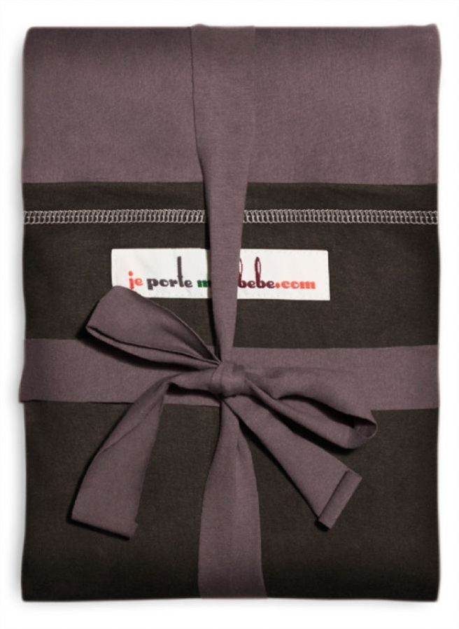 Je Porte Mon Bebe Šátek na nošení dětí Original Glazed Brown / Dark Brown 2019 - obrázek 1