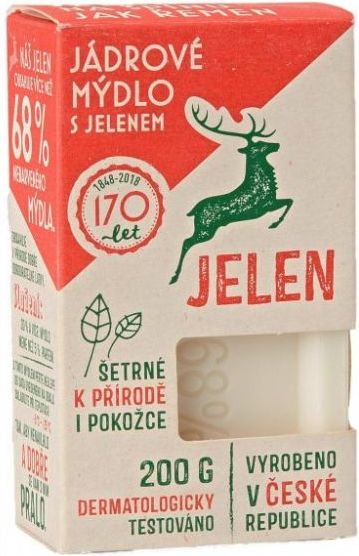 Jádrové mýdlo 200 g Jelen - obrázek 1