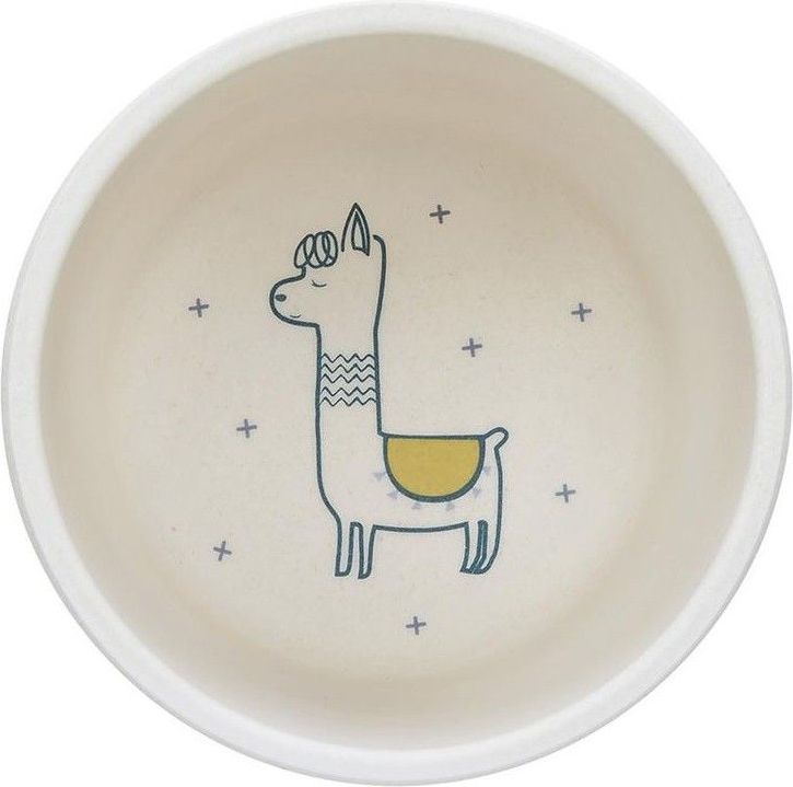 Lassig Mug Bamboo Glama Lama blue uni - obrázek 2