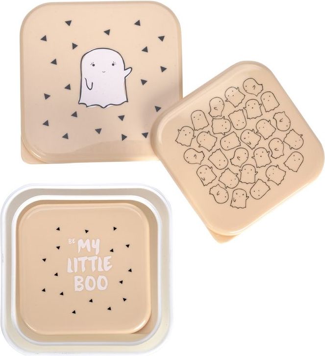 Lässig Krabičky na svačinu - snackbox Spookies Peach - obrázek 1