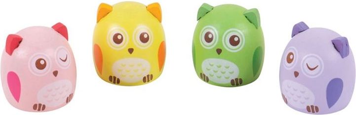 Ořezávátko sovička Bigjigs Toys 1 ks Žlutá - obrázek 1