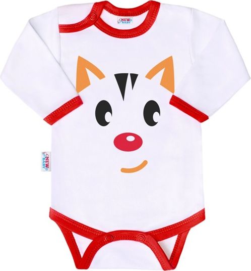 Body s potiskem New Baby Animals kočička&nbsp;-&nbsp;80 (9-12m) - obrázek 1