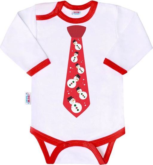 Body s potiskem New Baby s kravatou&nbsp;-&nbsp;86 (12-18m) - obrázek 1