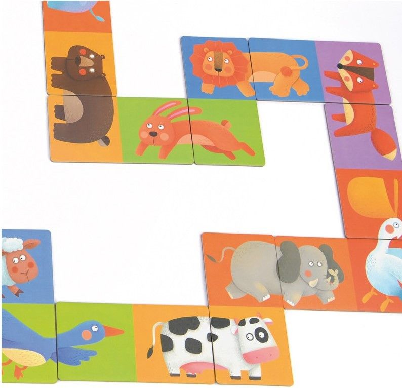 MIDEER Domino Kamarádi ze ZOO - obrázek 3