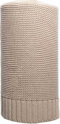 Bambusová pletená deka NEW BABY 100x80 cm béžová, Béžová - obrázek 1