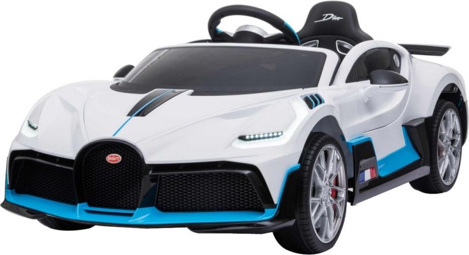 Elektrické auto Bugatti Divo - šedé - obrázek 17