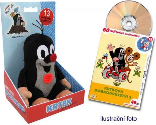 Krtek mluvící 15cm + DVD zdarma - obrázek 3