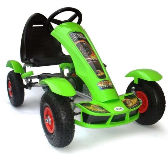 Šlapací čtyřkolka Go-Kart F618 - zelená - obrázek 5