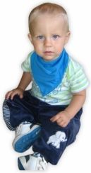 Nákrčník dětský - BAVLNA žlutý - Ivemababy - obrázek 2