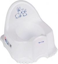 Nočník dětský plastový - BUNNY bílý - Tega - obrázek 1