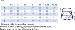 Kraťasy těhotenské - PRUŽNÝ LEM tmavě modré - Be MaaMaa    velikost XL - obrázek 4
