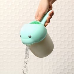 Dětský hrníček ke koupání a mytí vlasů - WHALE bílo-růžový - BabyOno - obrázek 2
