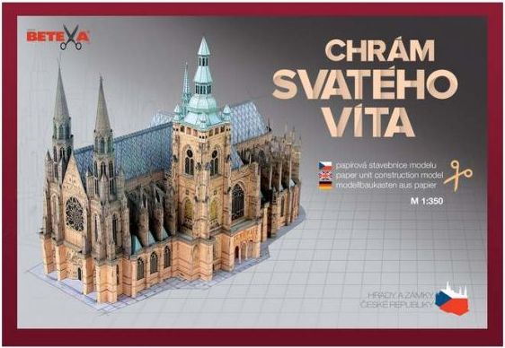 Chrám Svatého Víta vystřihovánky - obrázek 1