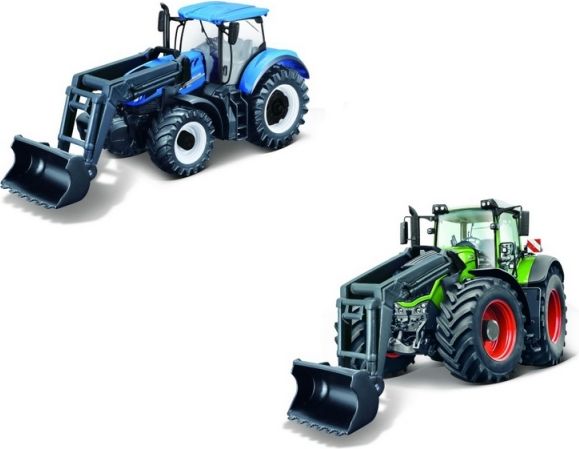 Traktor Bburago s nakladače Fendt 1050 Vario/New Holland - obrázek 1