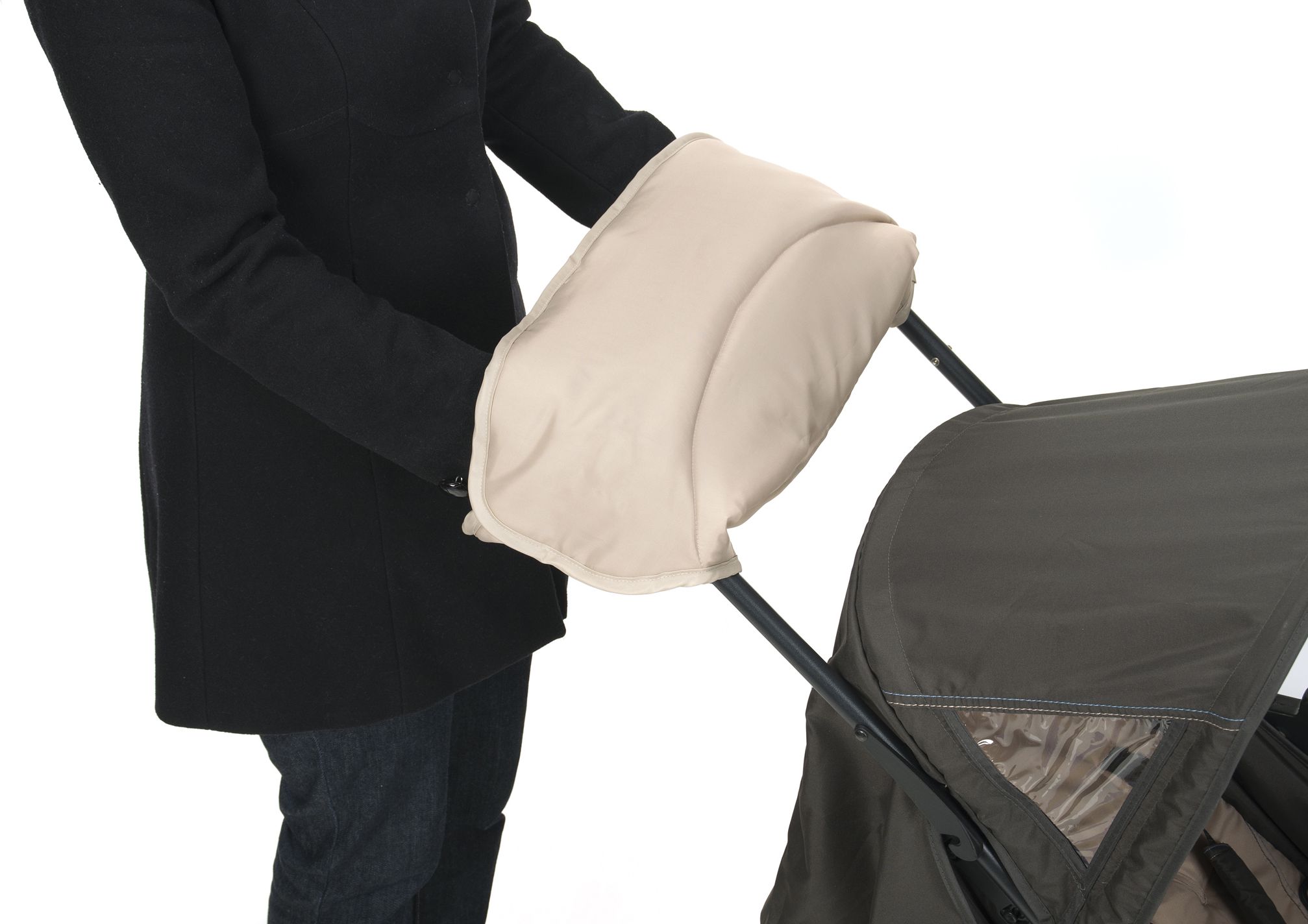 DIAGO Rukávník ke kočárku Your Baby Barva: hnědá - obrázek 2