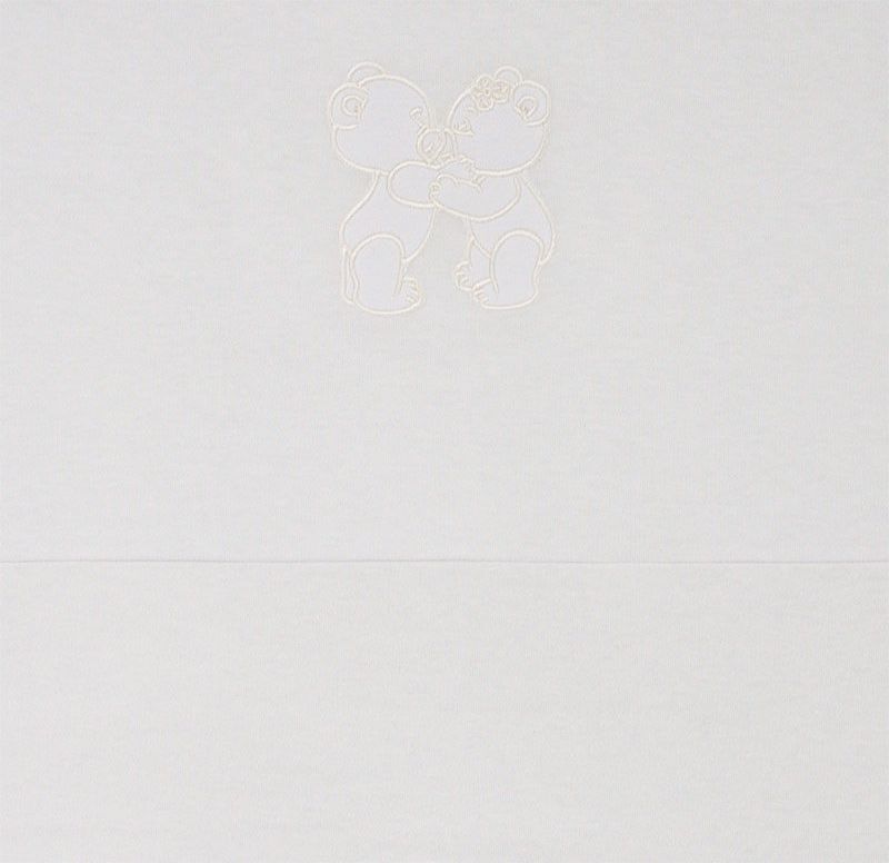 ESITO Dětské povlečení jednobarevné JERSEY, Barva bílá, Velikost 100 x 135 cm - obrázek 2