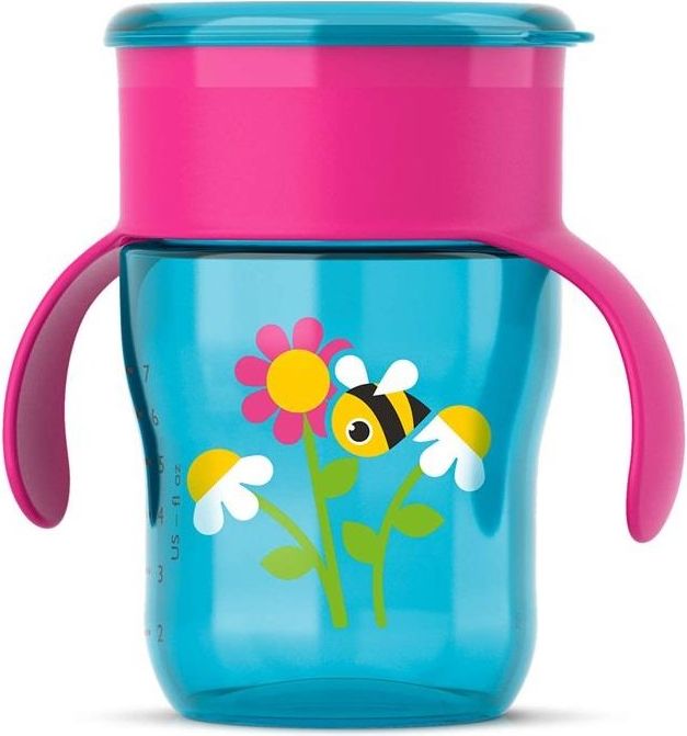 Avent Hrneček 1. skutečný 260 ml 1 ks pro dívky - obrázek 3