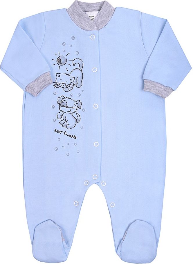 Kojenecký overal New Baby Kamarádi modrý&nbsp;-&nbsp;86 (12-18m) - obrázek 3