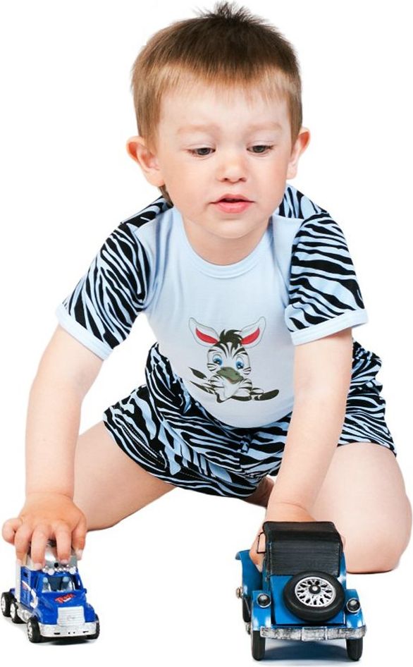 Dětské kraťasy New Baby Zebra modré&nbsp;-&nbsp;92 (18-24m) - obrázek 2