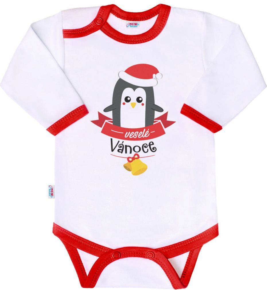 Body s potiskem New Baby Moje první Vánoce - 62 (3-6m) - obrázek 174