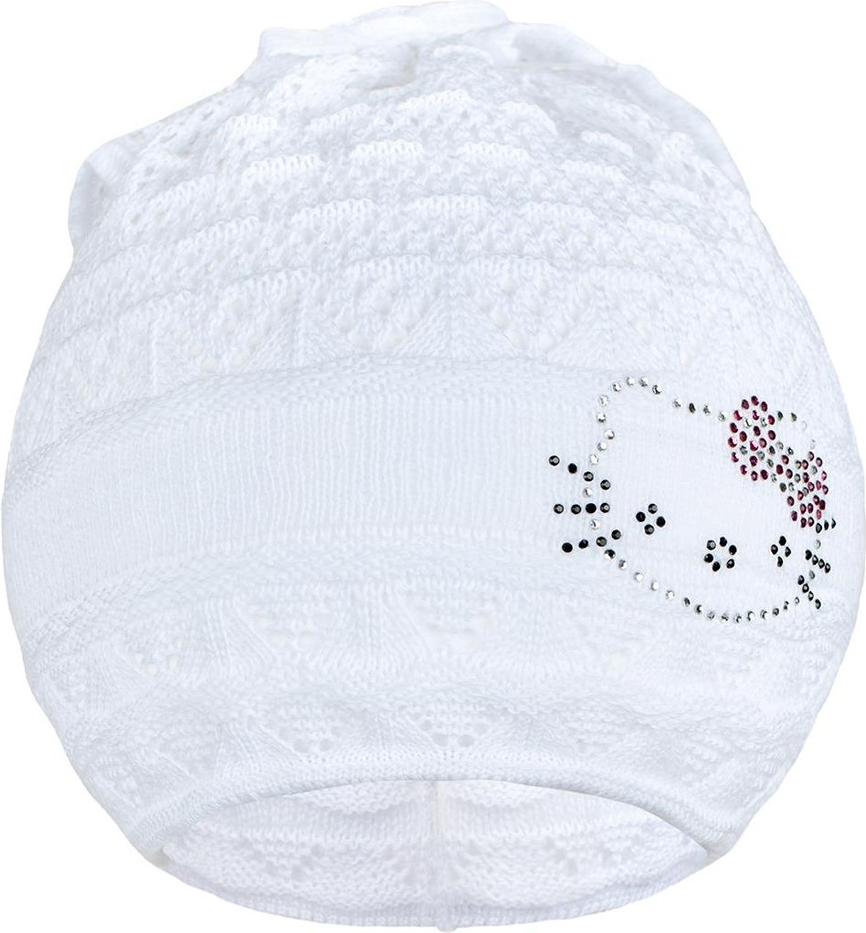 Pletená čepička-šátek New Baby kočička fialová&nbsp;-&nbsp;104 (3-4r) - obrázek 5