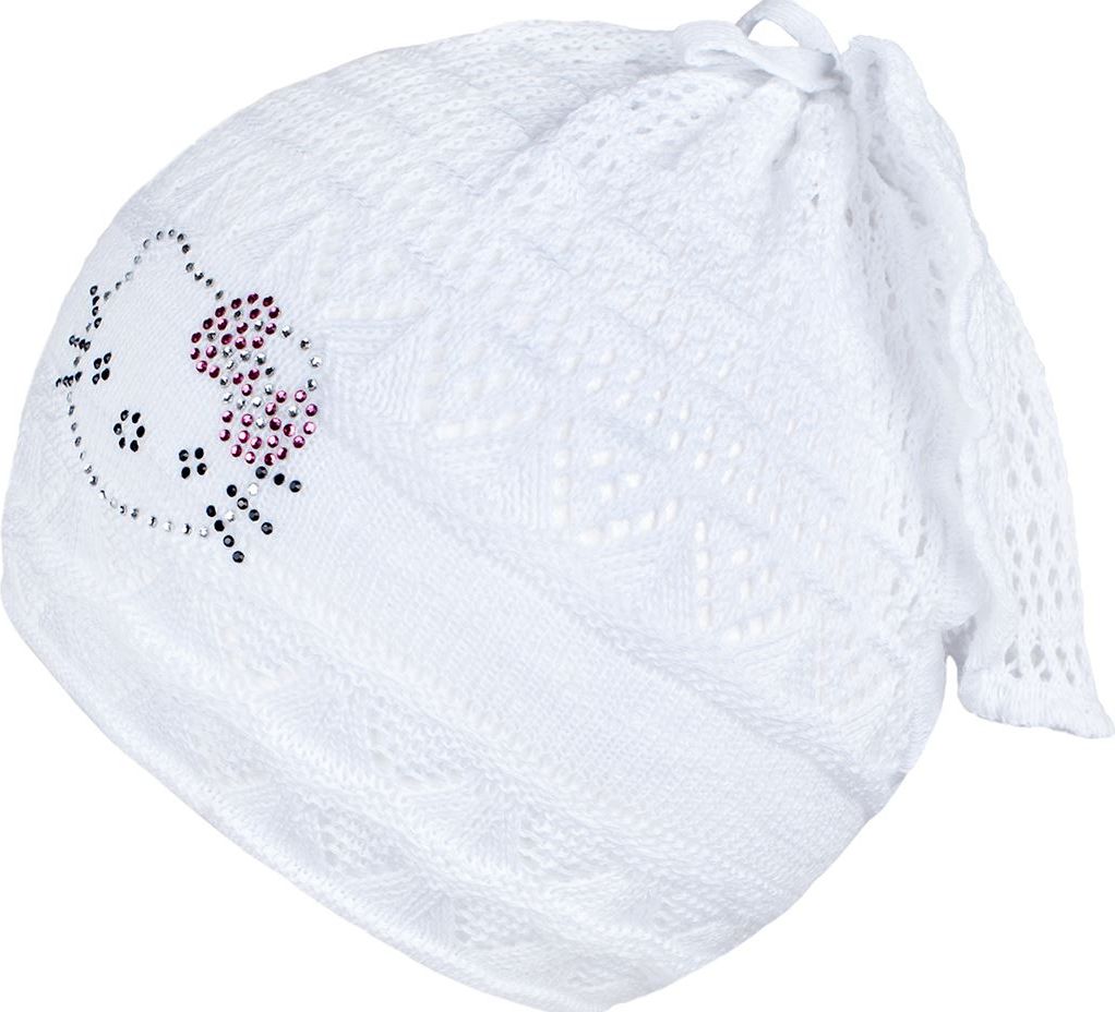Pletená čepička-šátek New Baby kočička fialová&nbsp;-&nbsp;104 (3-4r) - obrázek 6