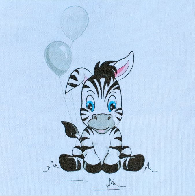 Dětské bavlněné pyžamo New Baby Zebra s balónkem modré&nbsp;-&nbsp;74 (6-9m) - obrázek 5