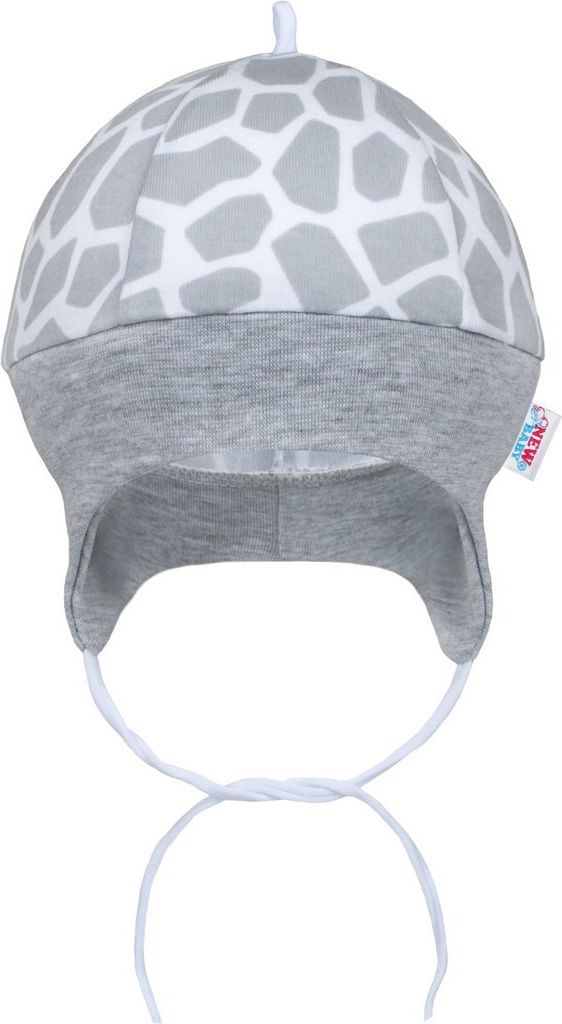 Kojenecká bavlněná čepička New Baby Žirafa&nbsp;-&nbsp;56 (0-3m)