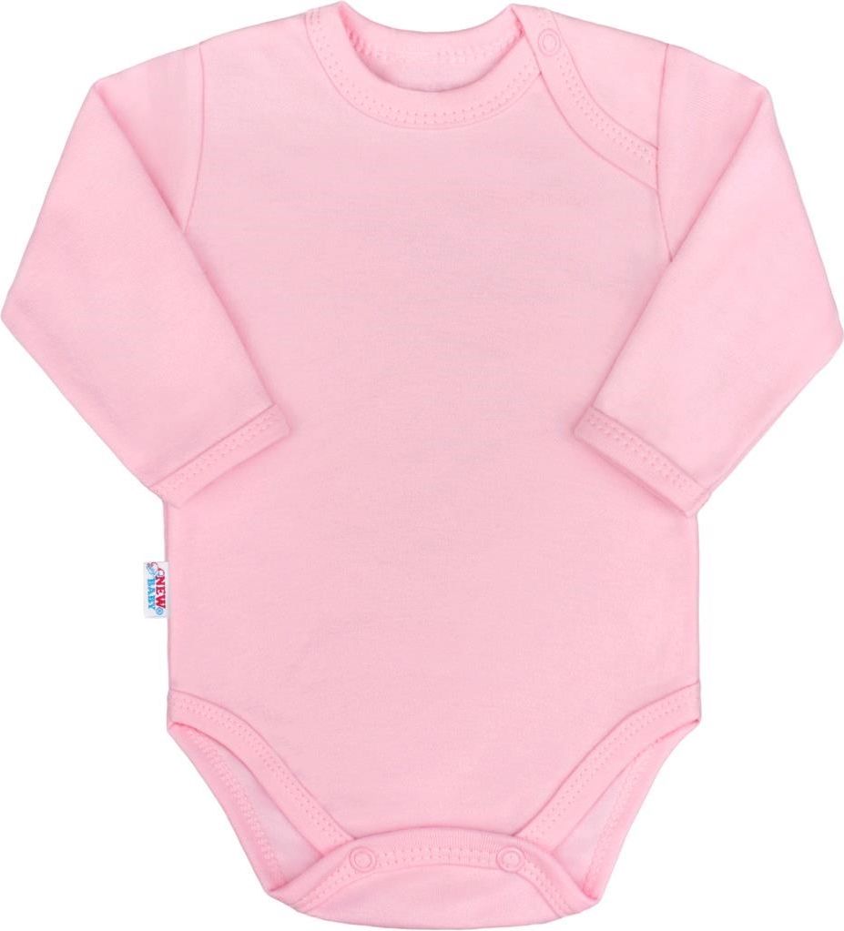 Kojenecké body s dlouhým rukávem New Baby Pastel modré&nbsp;-&nbsp;80 (9-12m)
