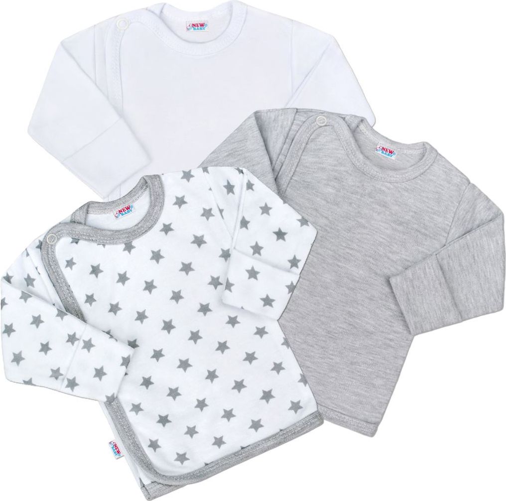 Kojenecká košilka New Baby Classic II Uni 3ks&nbsp;-&nbsp;50 - obrázek 1