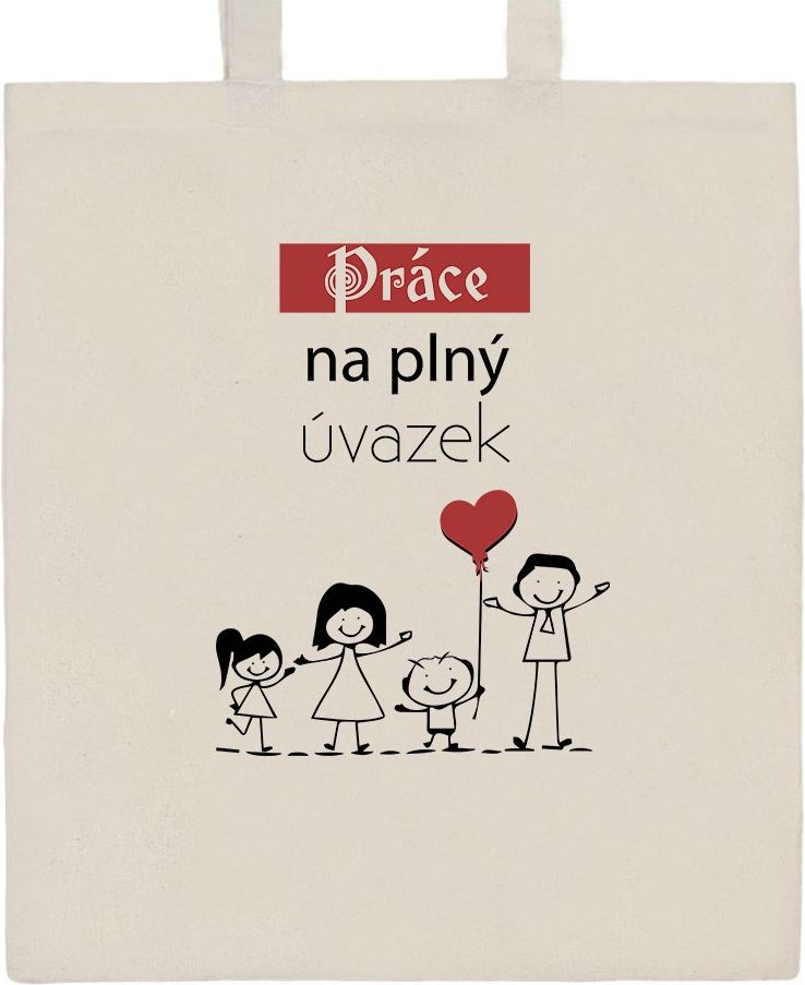 Bavlněná nákupní taška s potiskem New Baby Varianta: veselé Vánoce - přírodní - obrázek 28