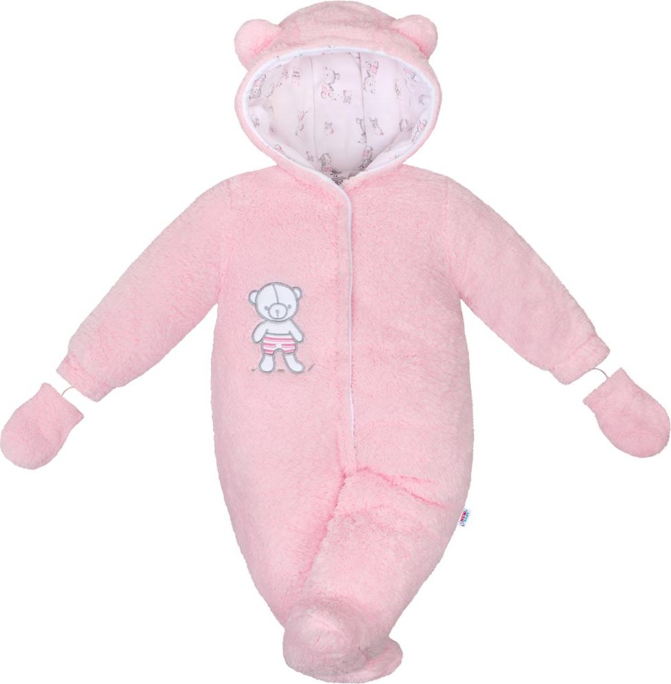 Zimní kombinézka New Baby Nice Bear modrá&nbsp;-&nbsp;74 (6-9m) - obrázek 8