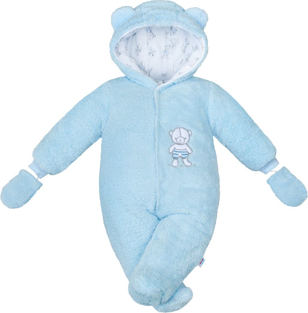 Zimní kombinézka New Baby Nice Bear modrá&nbsp;-&nbsp;74 (6-9m) - obrázek 13
