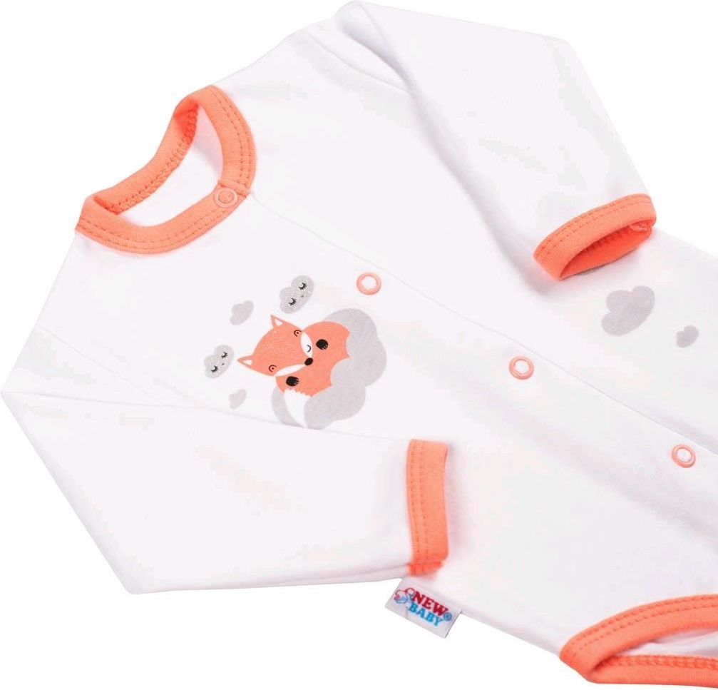 Kojenecké celorozepínací body New Baby Liška lososová&nbsp;-&nbsp;68 (4-6m) - obrázek 10