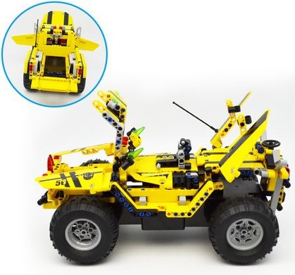 Double Eagle Stavebnice Pick-Up King 2v1 - auto na dálkové ovládání - obrázek 3