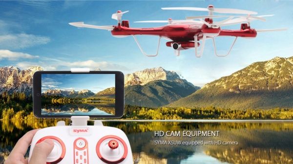 RCobchod SYMA X5UW PRO - WIFI-HD kamera + barometr + 28 minut letu - obrázek 1