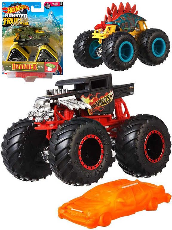 MATTEL HOT WHEELS Auto Monster Trucks Kaskadérské kousky set s vrakem kov - obrázek 4