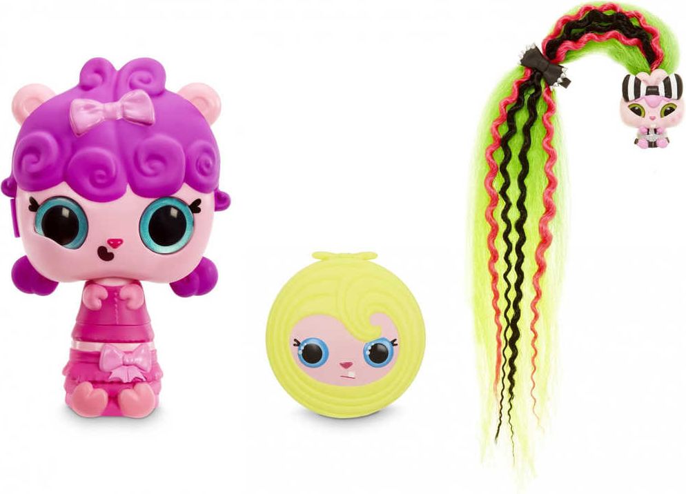 Pop Pop Hair Surprise 3v1 set panenka česací 14cm s doplňky různé druhy - obrázek 2